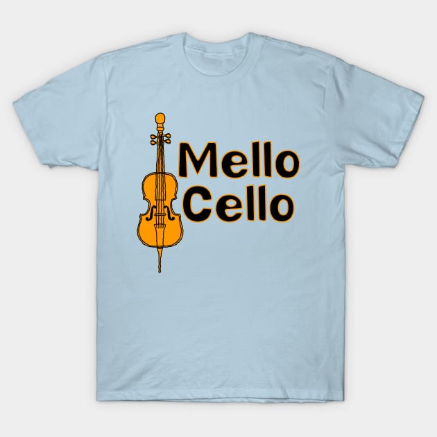 Mellow Cello T-Shirt by Barthol Graphics